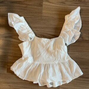 Women's White Tank Top Extra Large